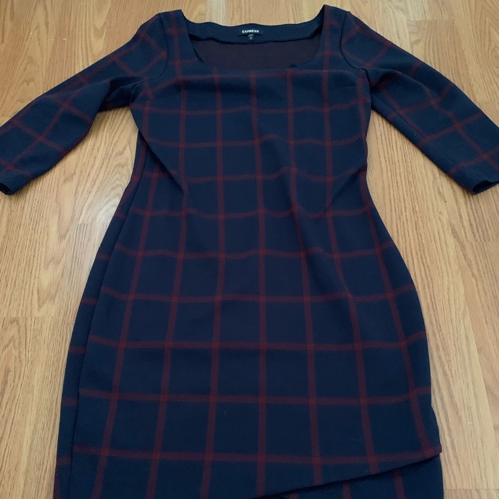 Express Plaid Dress - image 5